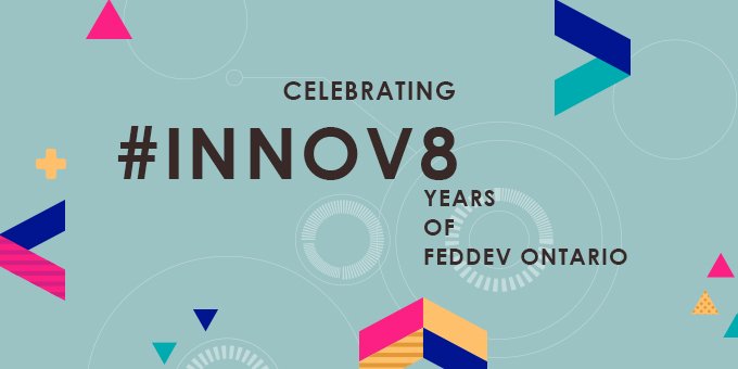 FedDevOntario's tweet photo. Celebrating 8 years as champion for #southON economy! Watch for #8innovations to see the difference #FDO funding is making #8Years4FDO https://t.co/6ehELHuCpo