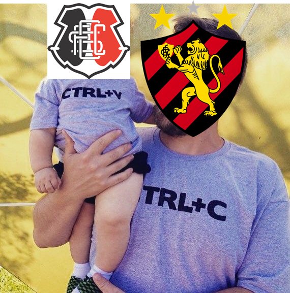SantaaCruzFC's tweet photo. eu e meu papai, minha maior inspiração na vida, te amo muito meu papai @sportrecife 😍 https://t.co/mQaxurfUTu