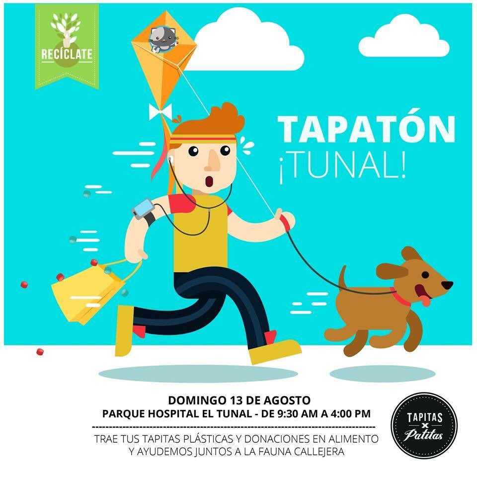 ¡Nos vemos hoy en la tapatón! Vamos por #MasPatitasFelices