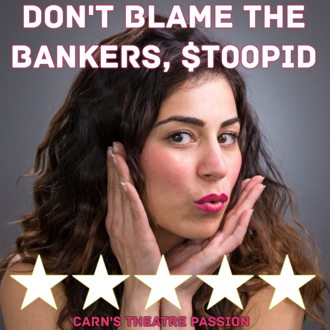 Don't Blame The Bankers... $toopid <a href="/SerafinaSalvado/">Serafina Salvador</a>'s ★★★★★ technocratic baptism diaries! 7pm <a href="/CanalCafe/">Canal Cafe Theatre</a> camdenfringe.com/show.php?acts_…