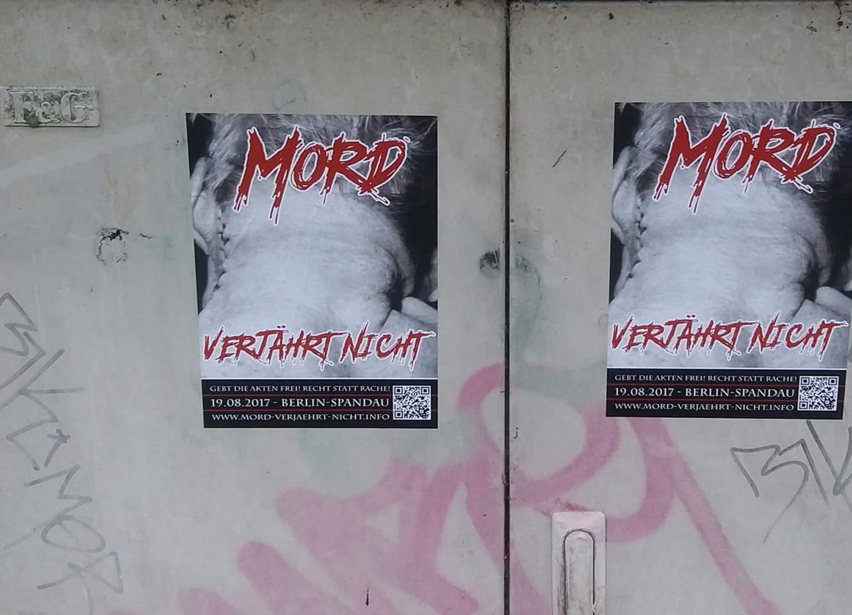 verjahrtnicht's tweet photo. Auch in #Hamburg wird für die Hess-Demo am kommenden Sonnabend in #Berlin-#Spandau geworben!

#Mordverjährtnicht #b1908 #eswarMord https://t.co/apgRSDy4y6