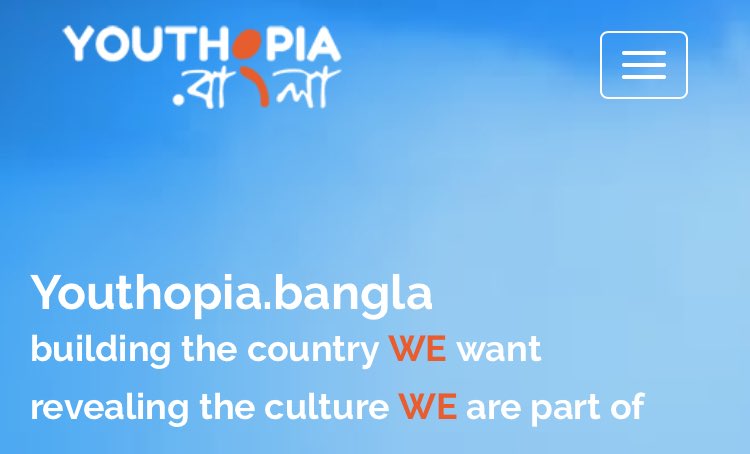 ToilyKurbanov's tweet photo. On #YouthDay2017 check Youthopia.bangla - online platform that helps connect #Youth of #Bangladesh with #SDGs https://t.co/xCJ8LAjmmb https://t.co/SqzbU33m88