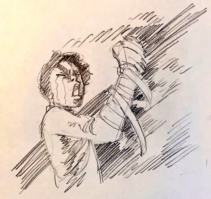 「あと、最後の最後、厚かましく中村さんに話をかけました!!!!!!超優しい神様です」|sekibeingのイラスト