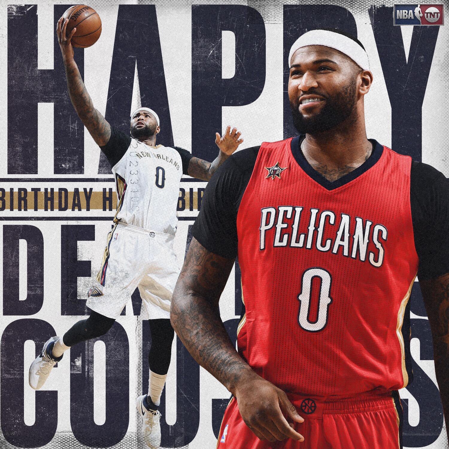 Happy Birthday to the 3-Time NBA All-Star, DeMarcus Cousins!  