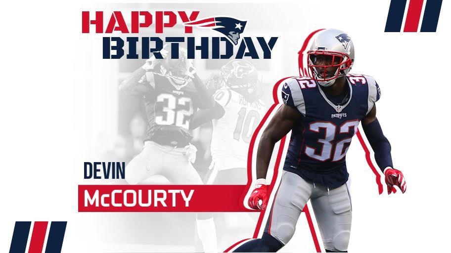 Happy 30th Birthday to Devin McCourty  