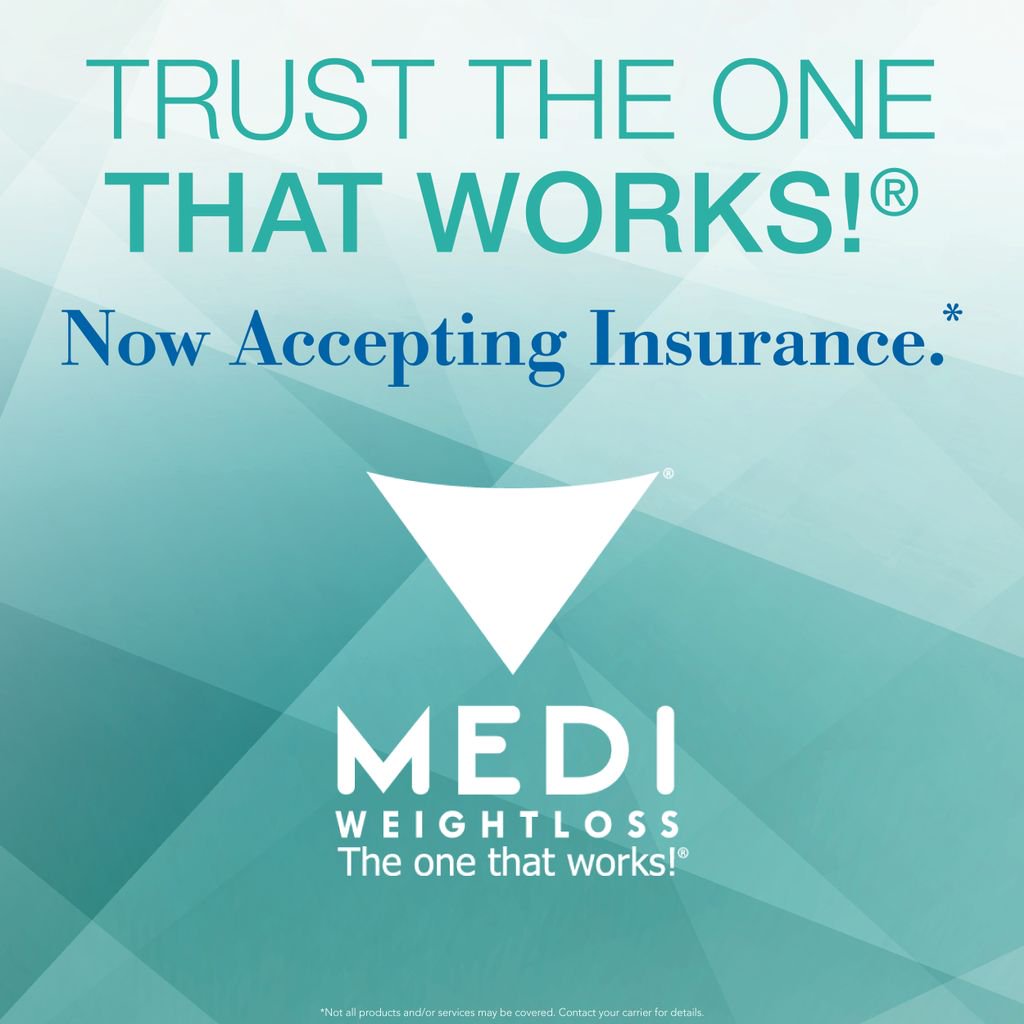 Ask us about insurance!  We can be reached at (760) 423- 4090. #MediWeightloss #Weightloss #TheOneThatWorks