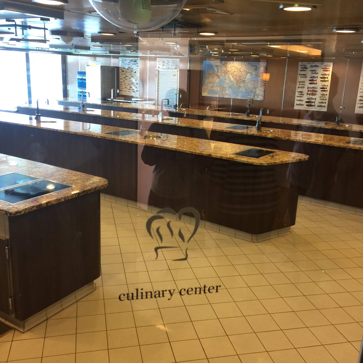 CulinaryChatter's tweet image. The 1st ever ocean going Cookery School was this one @OceaniaCruises #culinarycenter They set a trend others are now following #lovetheolife