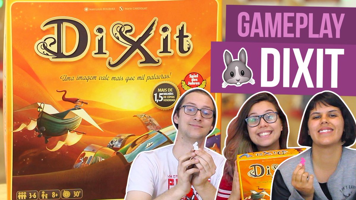 nat_fanatic's tweet photo. Vem dar umas boas risadas nesse domingão com o 1º gameplay do canal do jogo #DIXIT! 🐰🐰🐰 https://t.co/fGQ3op9vru https://t.co/usfzSMnwOB