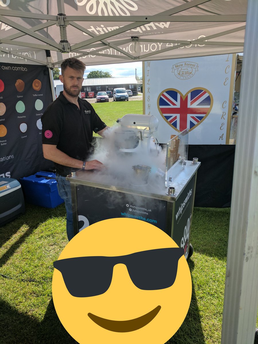 Great to have <a href="/whipsmiths_uk/">Whipsmiths</a> on hand making Ice Cream using liquid nitrogen!
#TopSpot