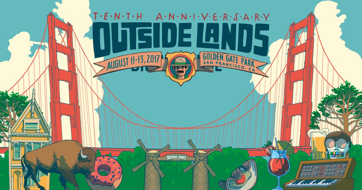 Ayyyeee catch us on the Twin Peaks stage at @sfoutsidelands today at 12.40pm 🔊