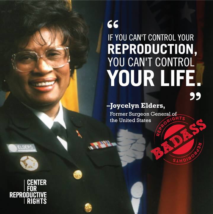 Happy Birthday, Joycelyn Elders! Thank you for always being an advocate of sex education and women s 