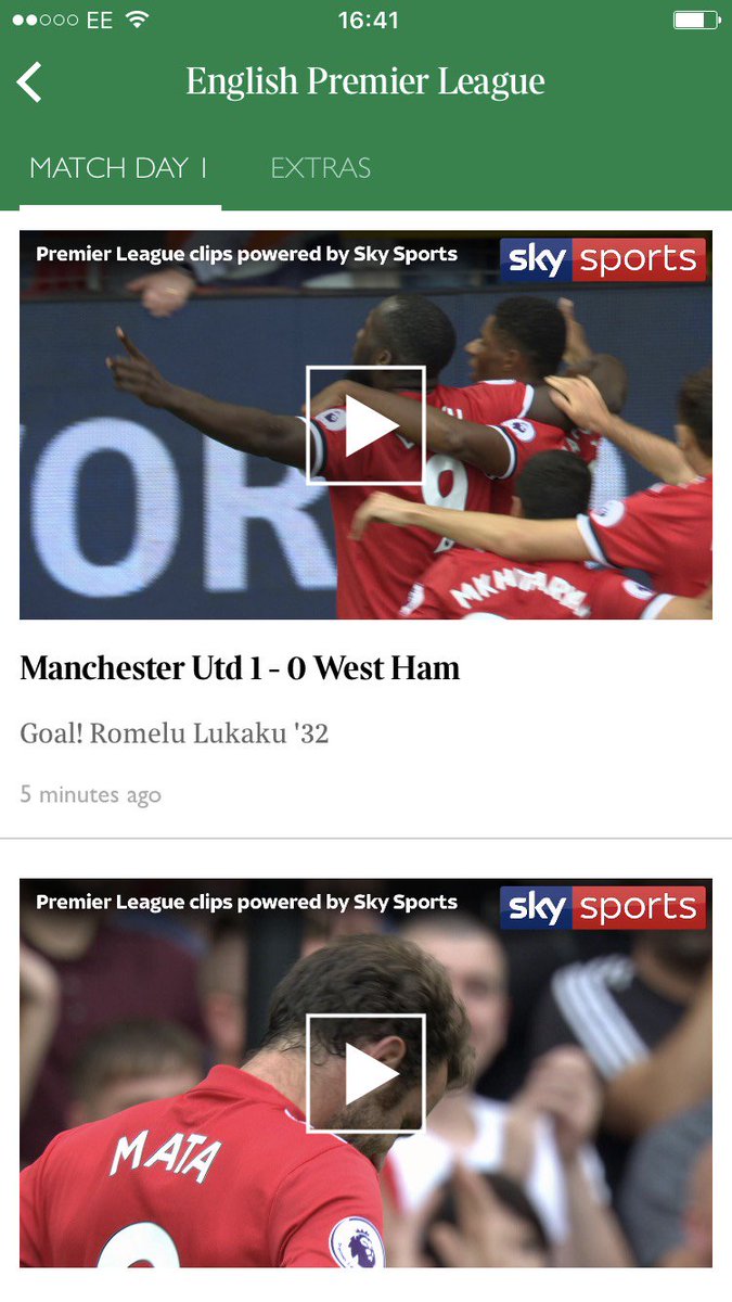 Watch the moment <a href="/RomeluLukaku9/">romelulukaku</a> scores on his  <a href="/ManUtd/">Manchester United</a> #PL debut at Old Trafford on <a href="/thetimes/">The Times and The Sunday Times</a> app #MUNWHU