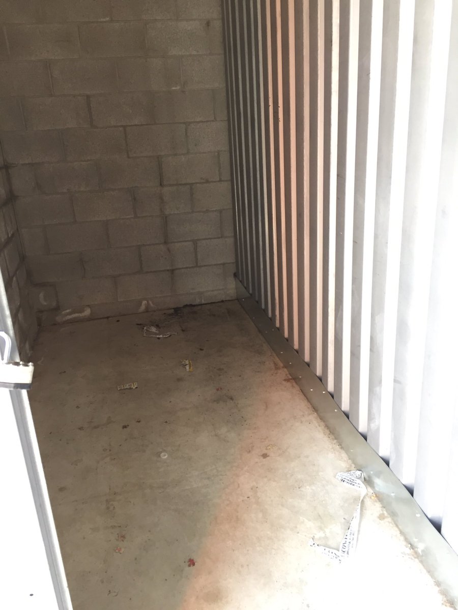 timfernihough's tweet photo. Goodbye storage unit, it's been a slice #not #gladitsgone #CleanUp https://t.co/5HSD08tvW2