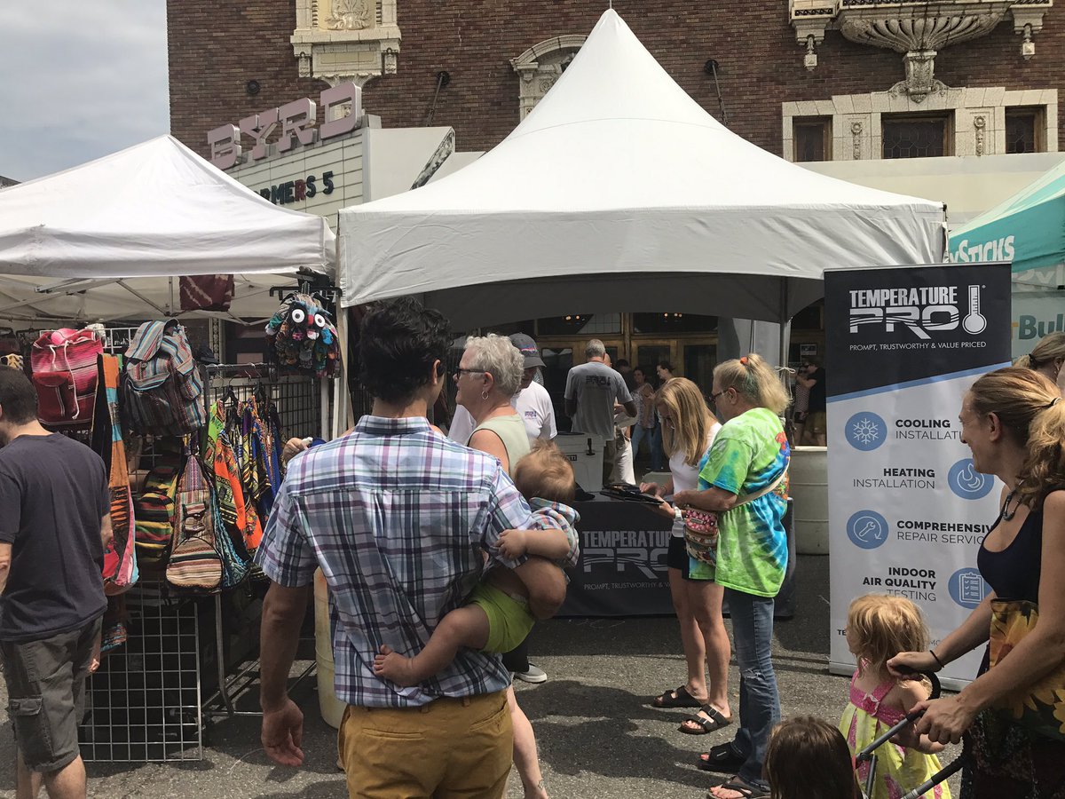 So excited to be here at <a href="/ilovecarytown/">Carytown</a> #RVA #WatermelonFestival! Stop by our booth for a free fan and enter our raffle for a Yeti Cooler!