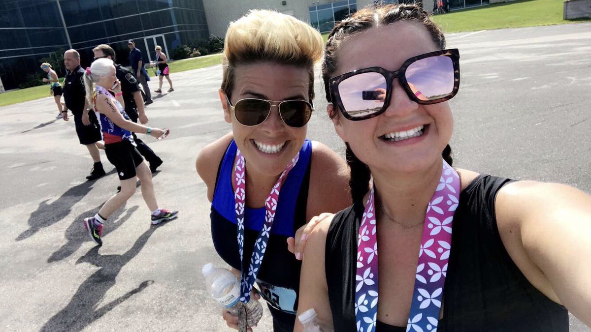 Almost as cool as opening a new store together #TRIATHLON #targetshouldhavesponsoredus