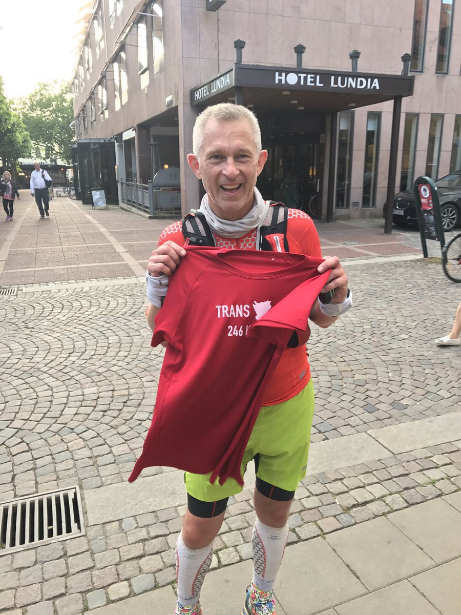 transscania's tweet photo. Our final finisher is Peter Larsson, in 59:01:28! This is actually a record time, the longest time in Trans Scania yet! #transscania #246k https://t.co/kf7j9xOA64