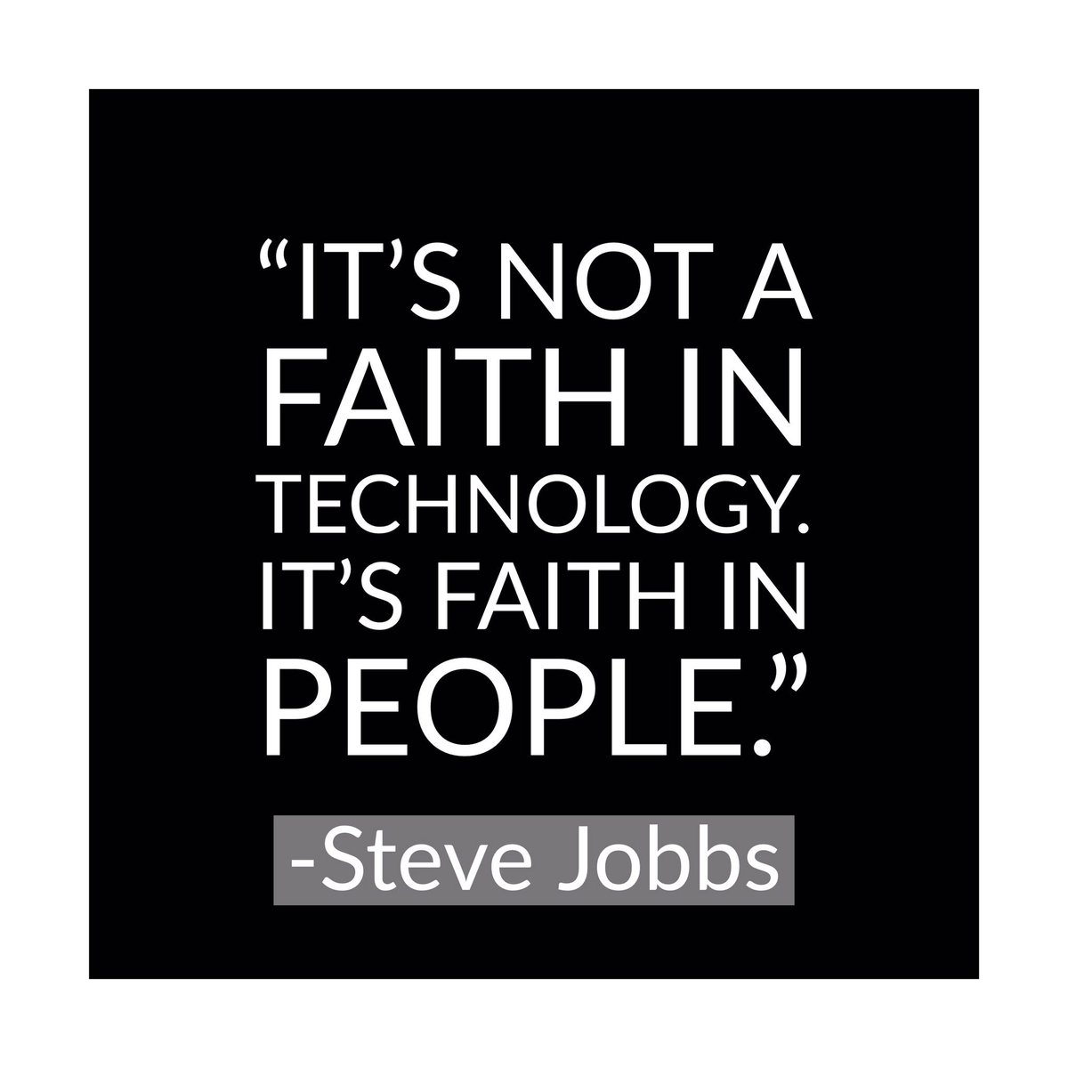 supercoiltech's tweet image. | SUPERCOIL | 
#quoteoftheday

SuperCoil, we have faith in what we do...do you? 
&amp;gt;
&amp;gt;
&amp;gt;
#stevejobbs #Sunday #Faith #entertainment #app #Tech