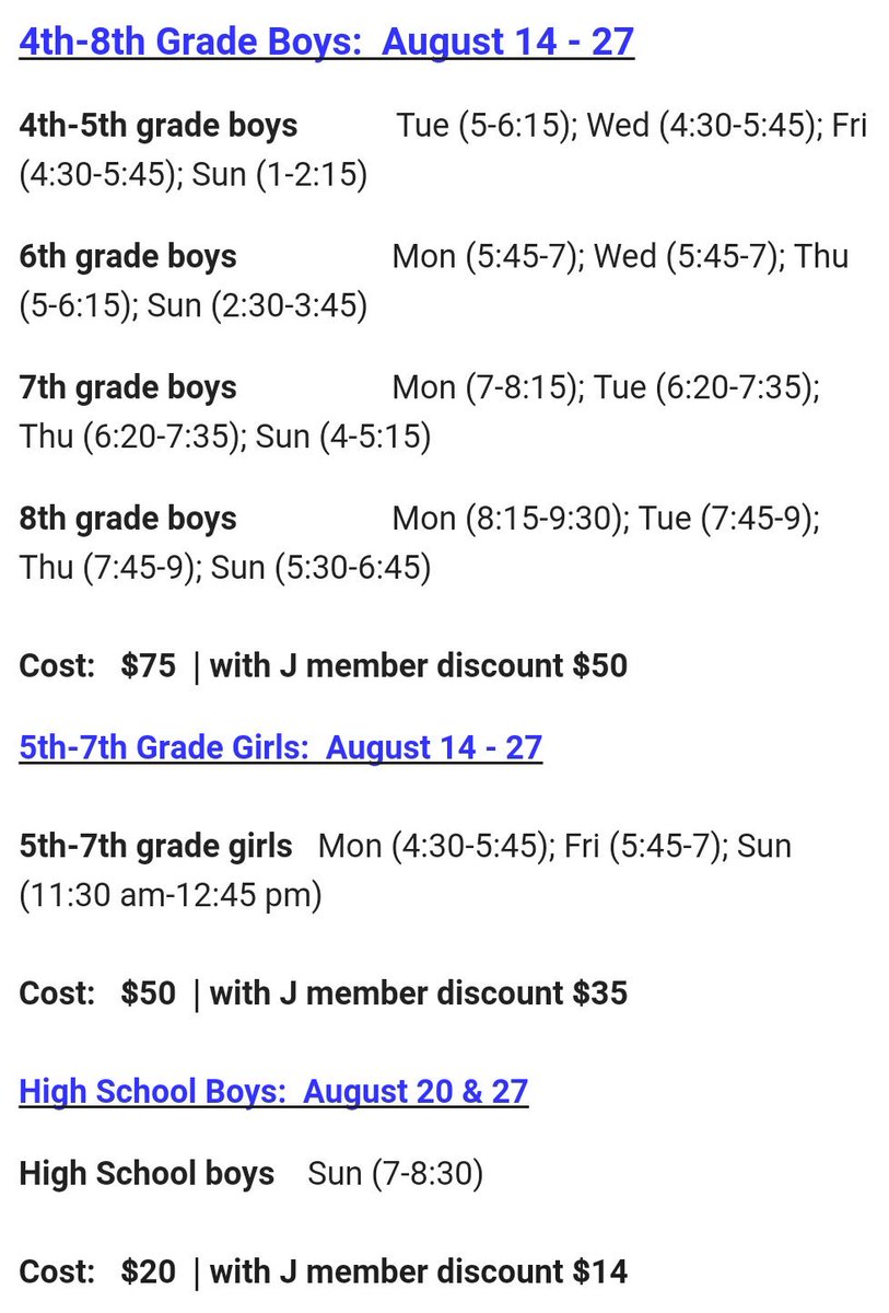 Fall Skills Camp starts tomorrow! Click the link below to sign up if you haven't already! 

jccbaseball.com/Default.aspx?t…