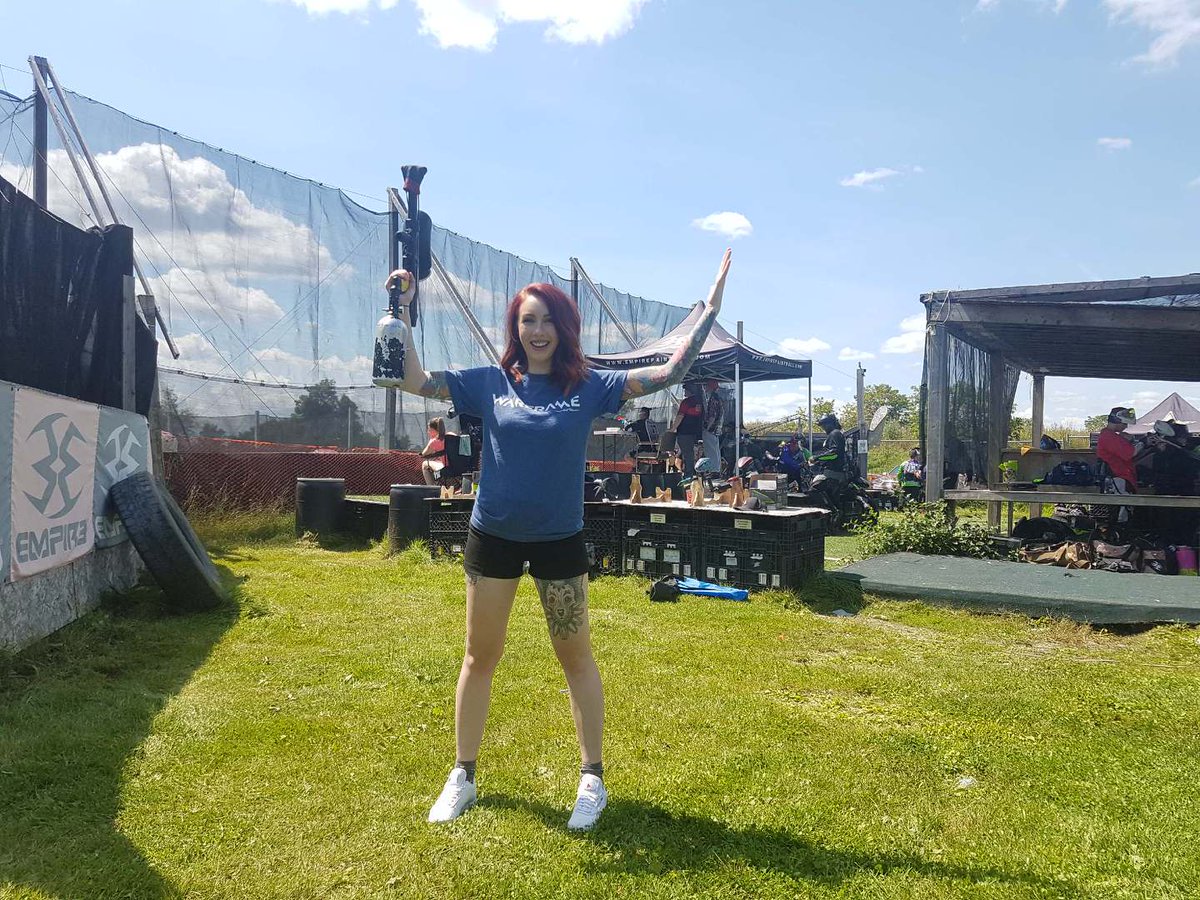 moitoi's tweet photo. Streaming Warframe from the #MixerStreamingRig at a paintball arena at 3pm EST on https://t.co/rVr5PN7PlQ 

I'm terrified 😂 https://t.co/2vi8AEaMX7