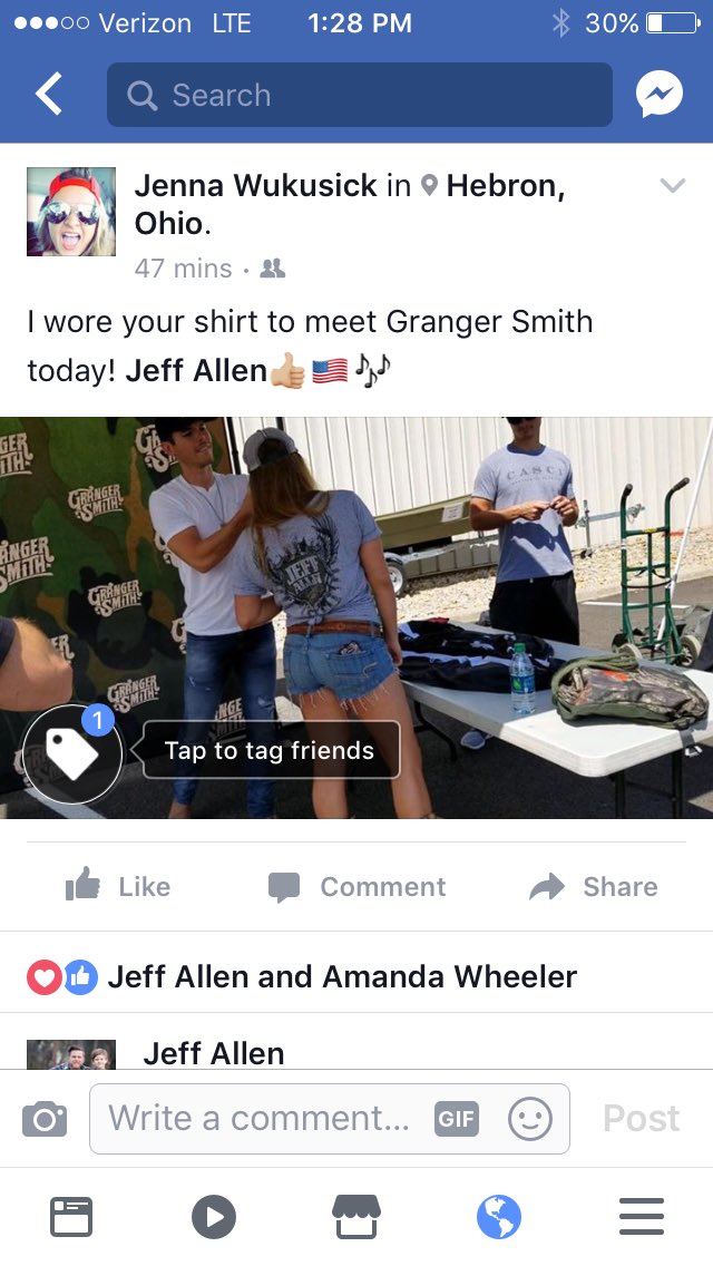 JenniferWuk's tweet photo. @GrangerSmith Jeff Allen says "hello!" 👋🏼 https://t.co/JKN0db9lfc