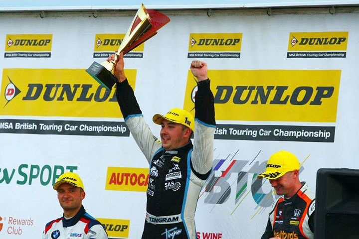 SpeedworksMS's tweet photo. Boom! @Tomingram80 wins @DunlopBTCC race 3 at @krcircuit 🏁🏆 https://t.co/tVlnaDb1li