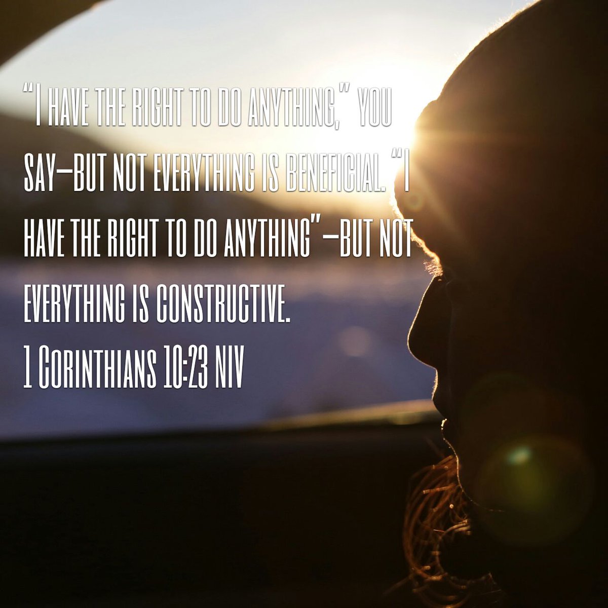 HotSpotChurch's tweet photo. Not everything is beneficial. #HowToStayFocused #TheHotSpot https://t.co/3RNHXlKM5f