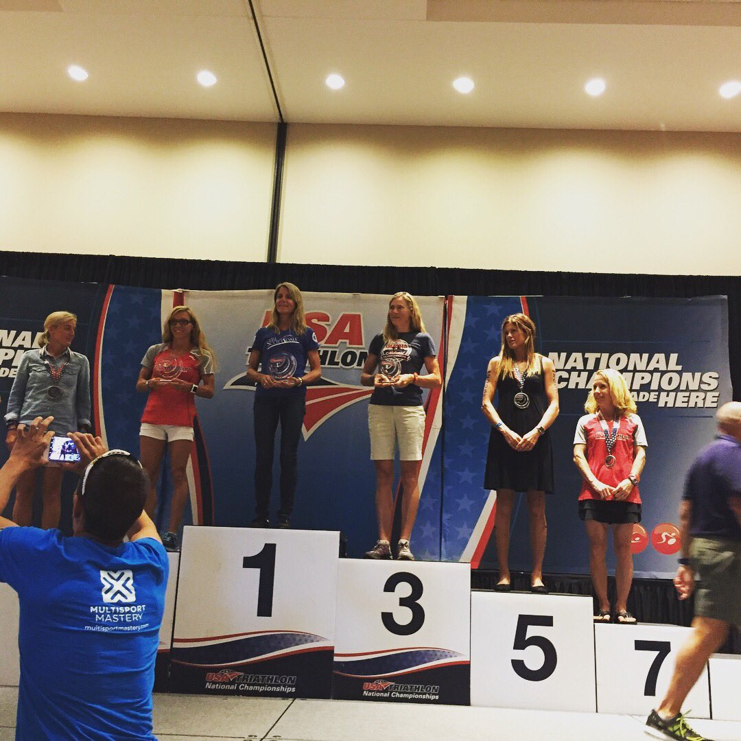 eliseswinter's tweet photo. So amazing to get on the podium with the nations fastest 45-49 year old women!! #teamfreeplay #usatagnc #triathletes #freeplay2017 https://t.co/GivRKeBU9C