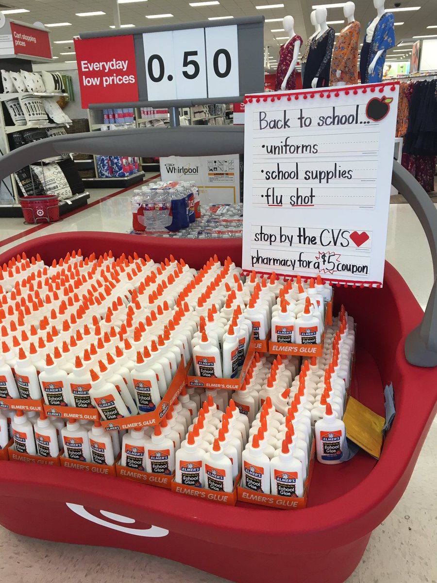 MalBrownRPh's tweet photo. Don't forget the most important thing on your back to school list this year! Stop by CVS in Target for $5 #CVSinTarget #byeFLUicia https://t.co/9v87kkKycR