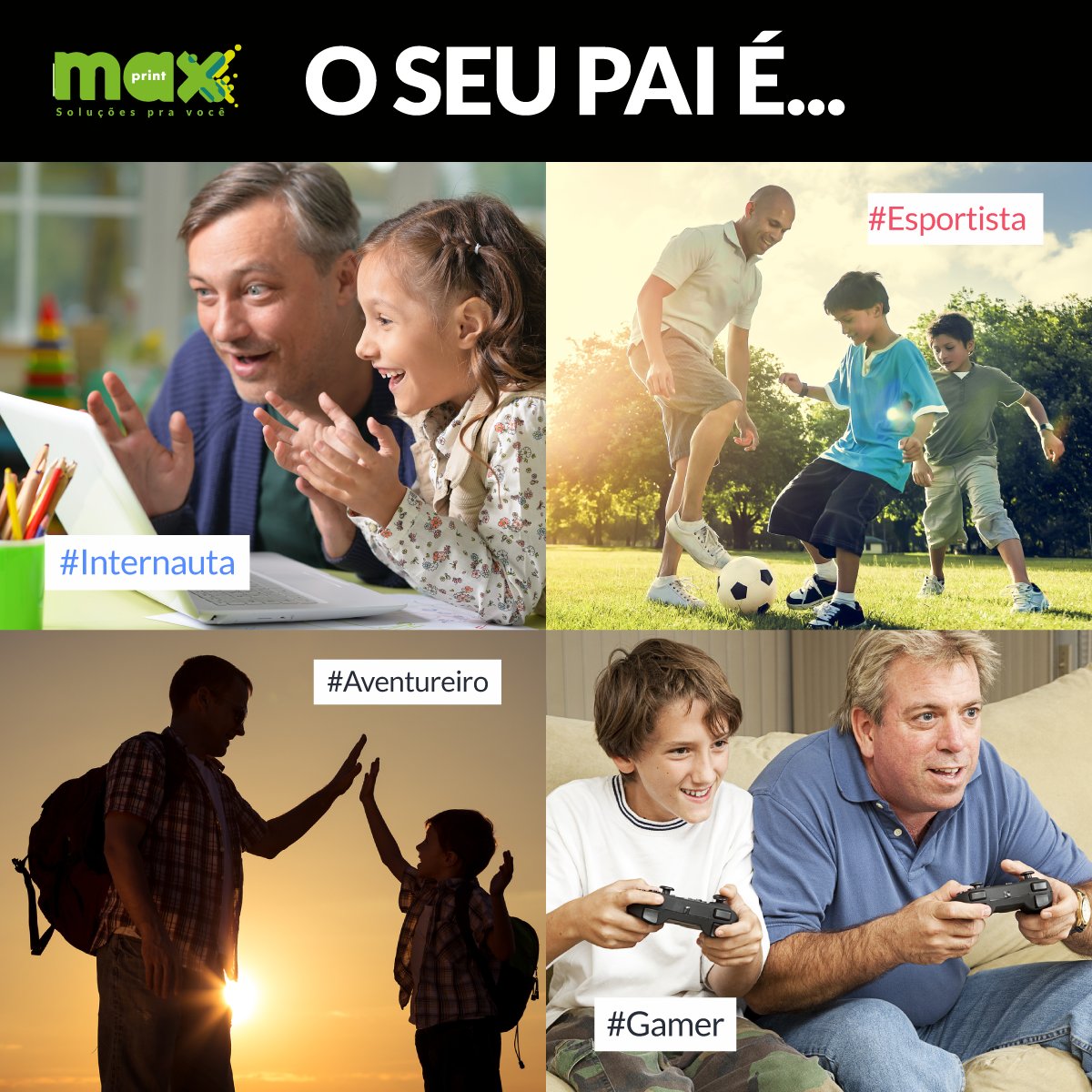 oficialmaxprint's tweet photo. Não importa o tipo: Pai é pai!
Marca ele nos comentários pra dizer o quanto ele importa neste dia! ❤
FELIZ #DIADOSPAIS!
#Maxprint https://t.co/fJXaHFjvm8