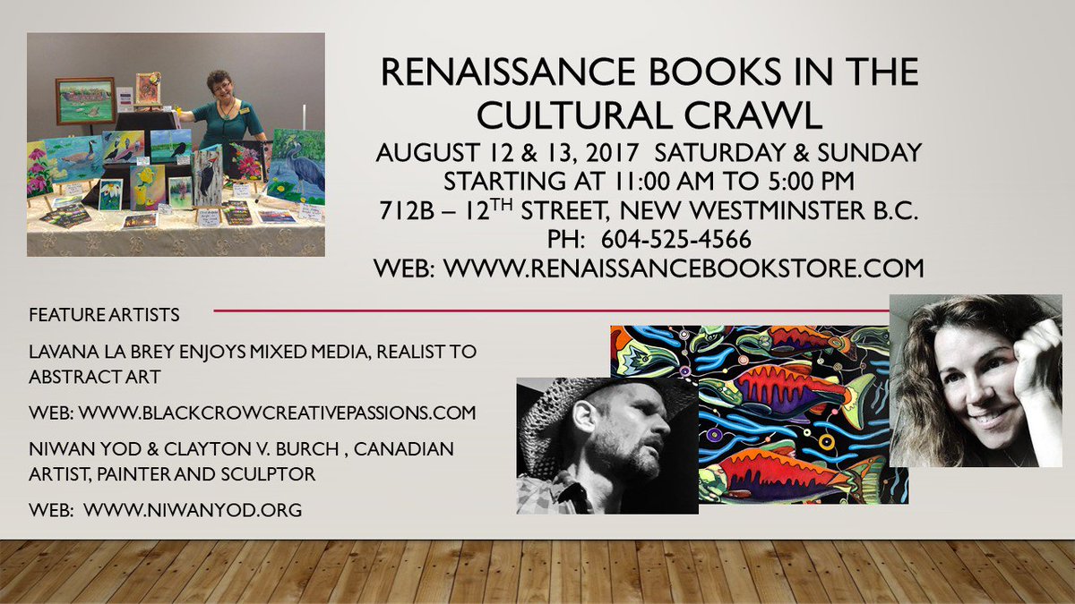 renaissancebks's tweet photo. #Newwestculturalcrawl New West Cultural Crawl #30 on Guide 712-12th Street New West come down and see all fabulous #artists https://t.co/vAgRgsPLXD