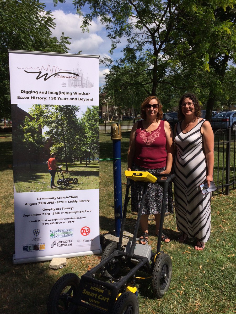WEDigHistory's tweet photo. At the #AssumptionParish 250th celebration! @ScienceUWindsor @WECFoundation https://t.co/f9D4ym6Nrs