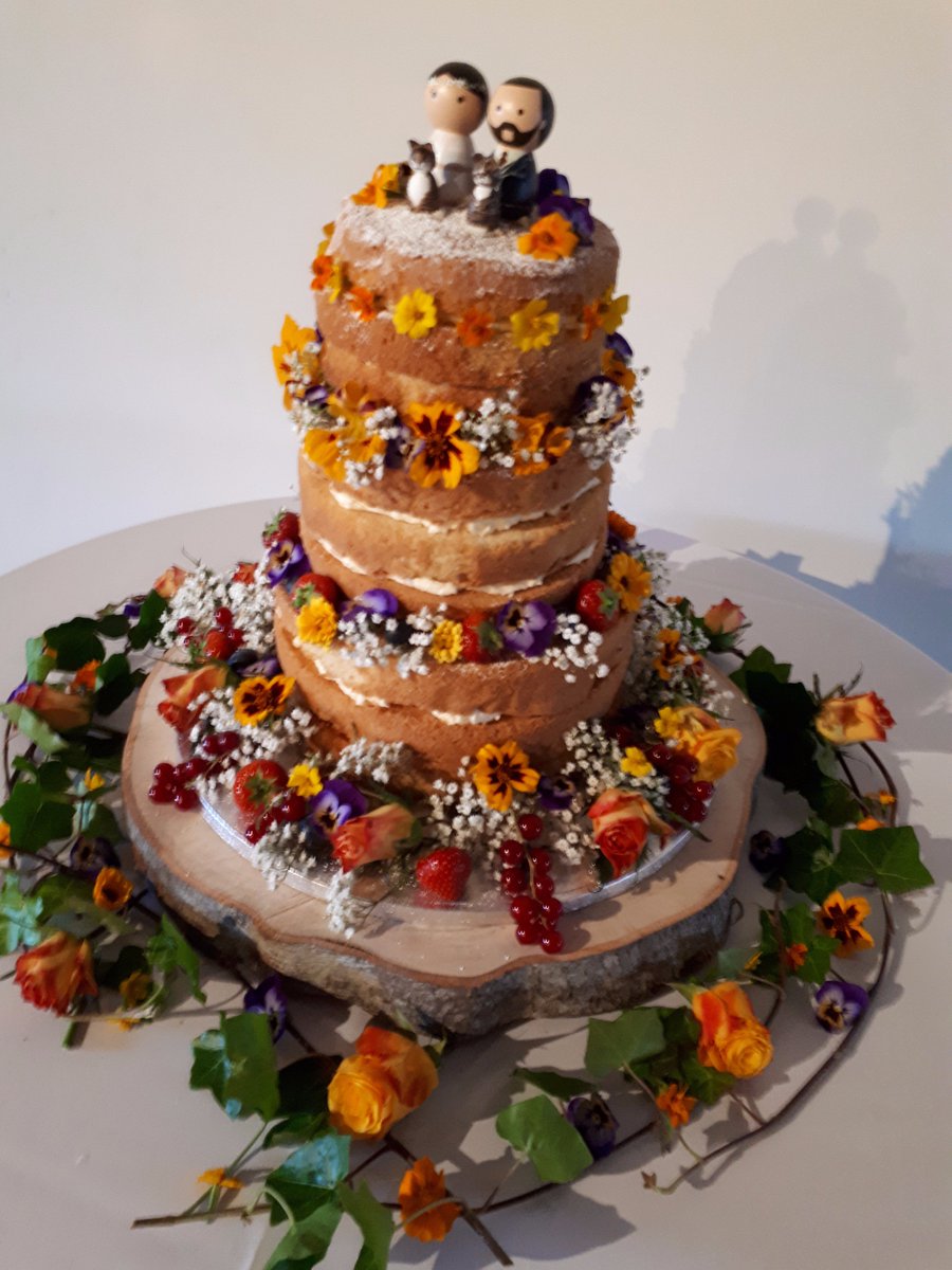 Irene Gow On Twitter Our Naked Summer Wedding Cake Edible