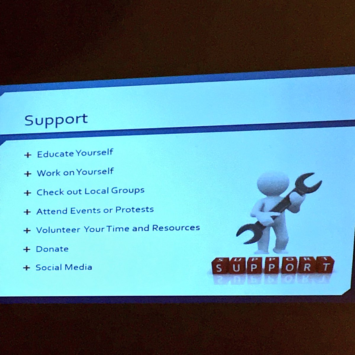 Lsnow94's tweet photo. Angry about an issue but not sure what you can do to help? Here are some tips Chandra Kavanagh shared at @FemFestNL today. https://t.co/ogCgTKWqK8