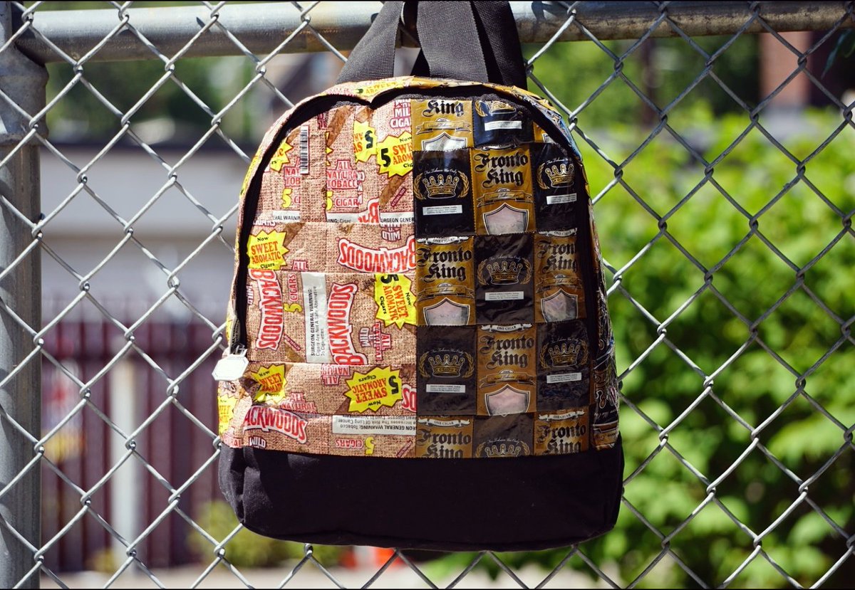 2320brand's tweet photo. Durable &amp; water resistant

#2320inRotation #backpack #gaspack #backwoods #frontoking #hybrid #fusion #upcycled #recycled #backwoodsart #lit https://t.co/dFa17sPbHI