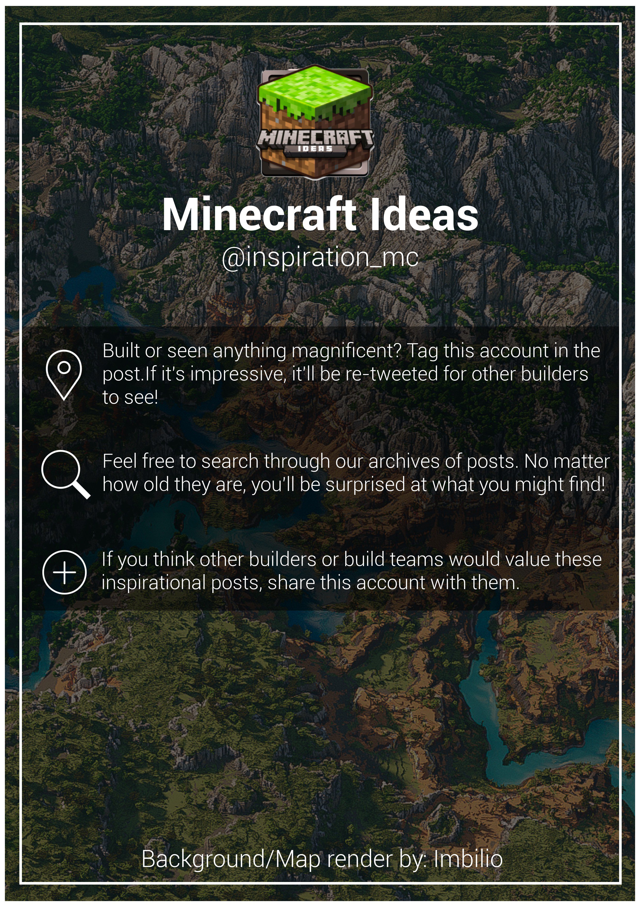 Minecraft Ideas Inspiration Mc Twitter