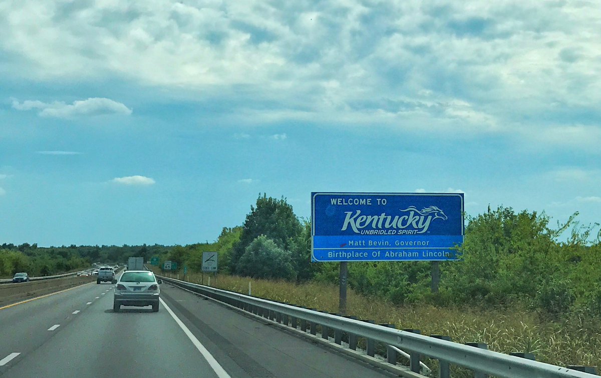 Crossed into state #19! Less than 2 hours until we are in #nashville. #travelnurse #rvlife