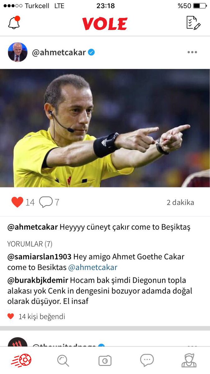 Heyyy Cüneyt çakır come to Beşiktaş!!! goo.gl/btnXWu