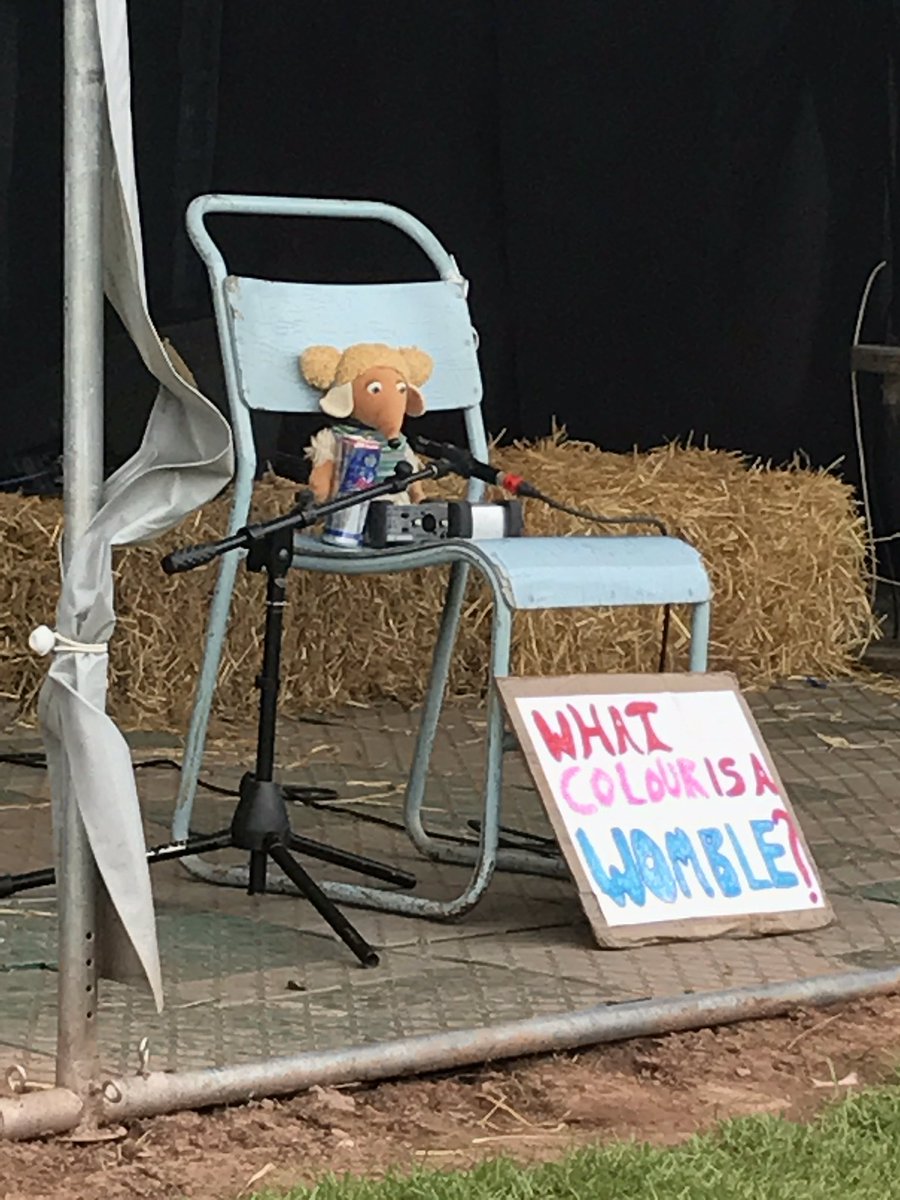 #womble <a href="/DDDownOnTheFarm/">Down On The Farm</a> #musicfestival #Hereford #whatColourIsAWomble