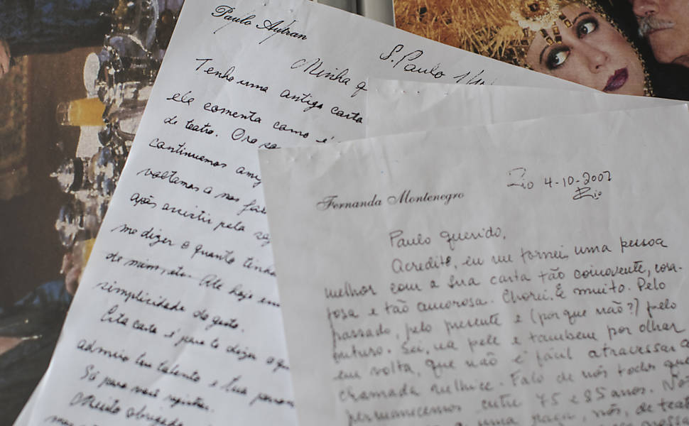 Resultado de imagem para 'Choro como uma criança', disse Paulo Autran em carta antes de morrer