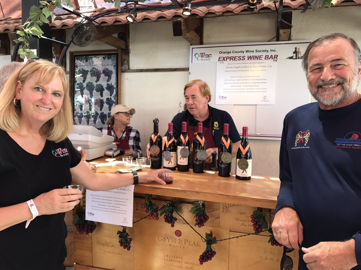 Pouring some of our award winners in the last day of the OC Fair! #OCFAIR