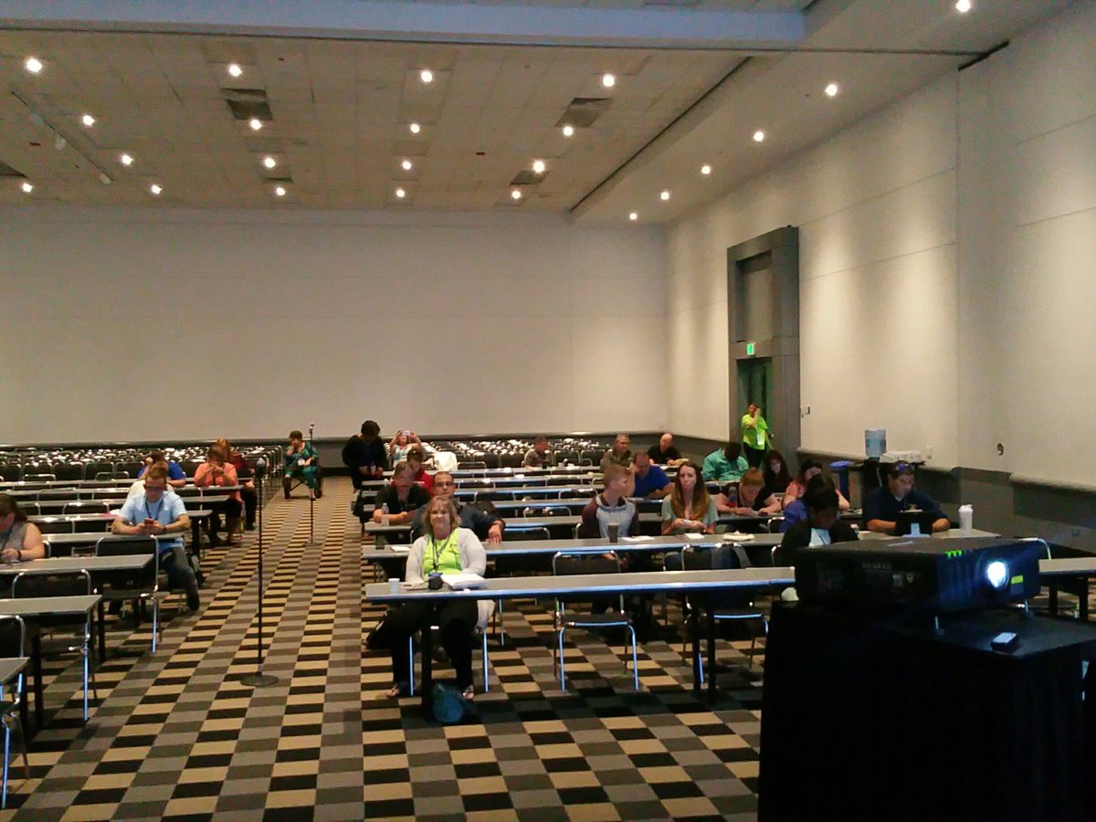 Lots of room left! #apco2017 - room 205/207