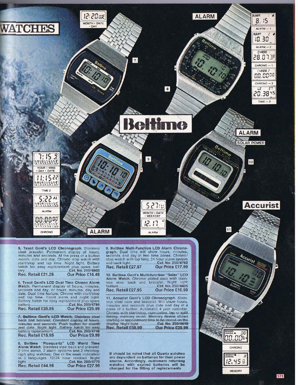 beltime digital watch