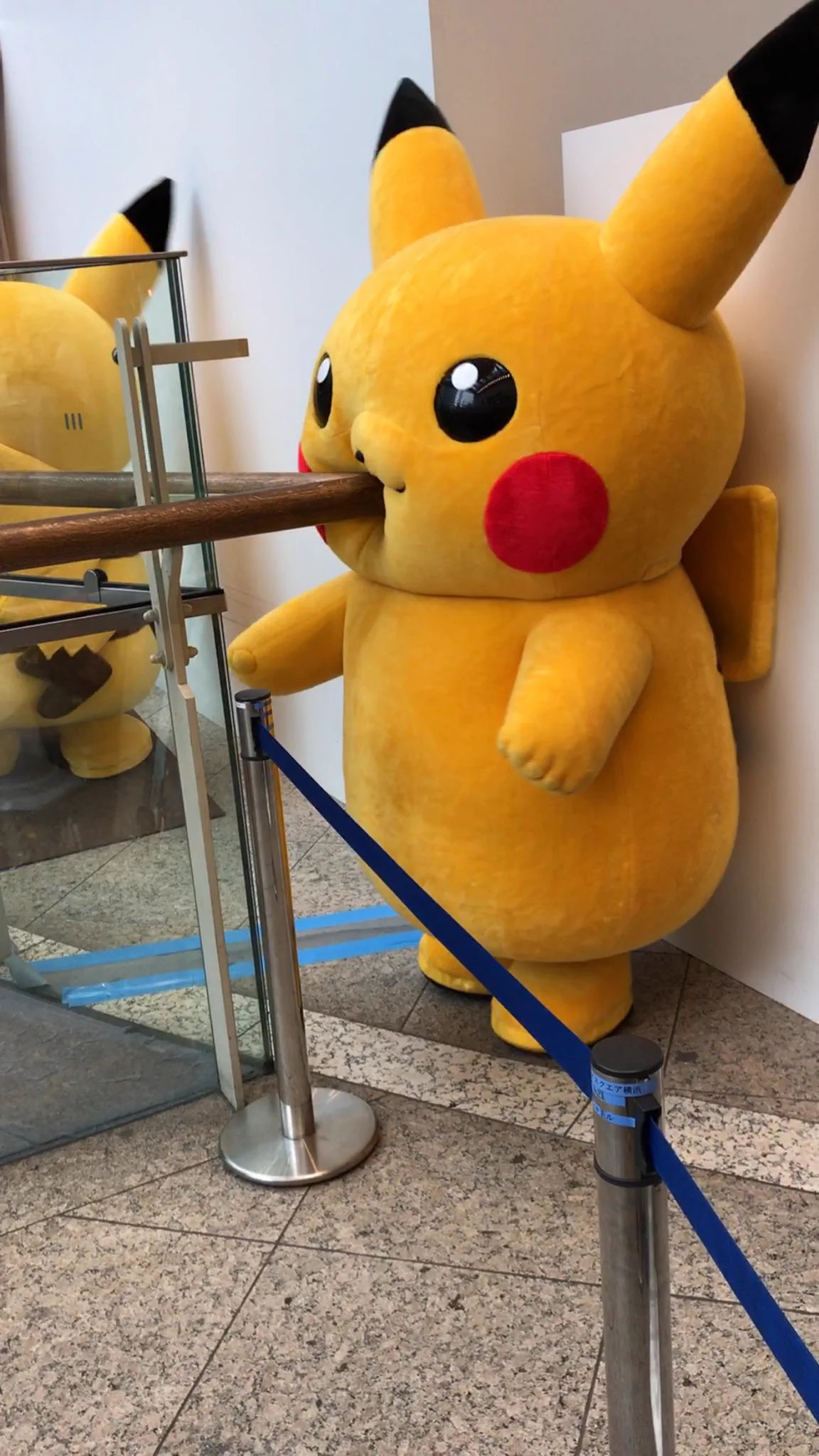 あーっ！ピカチュウが狭いところを通ろうとしたら残念なことになったww