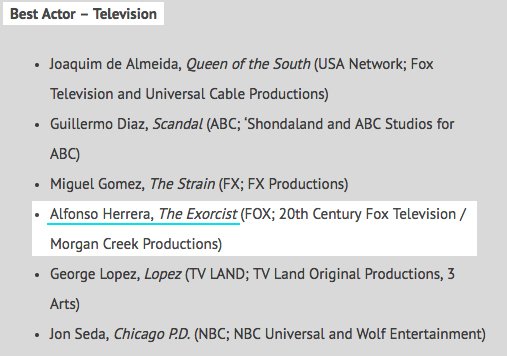 AHUniversal's tweet photo. Nominados a "Mejor Actor (Televisión)" #ImagenAwards
🔗 https://t.co/MTldnW8HkG https://t.co/OQSQBkNbWy