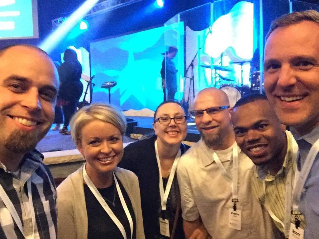 jeffhoenshell's tweet photo. We're here! Love this crew! #verticalchurchconference https://t.co/FJ2PAlsoaM https://t.co/OsHOYAF7fq