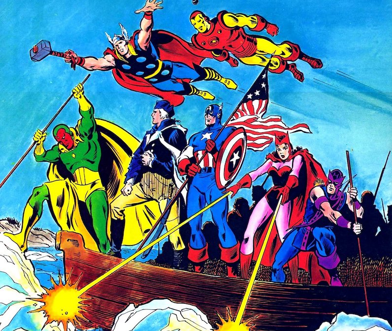 MichaelHattem's tweet photo. Comic books + Bicentennial = 

*(Yes, that’s Thor and Benjamin Franklin) #AmRevMem https://t.co/Ah1dwtm9C2