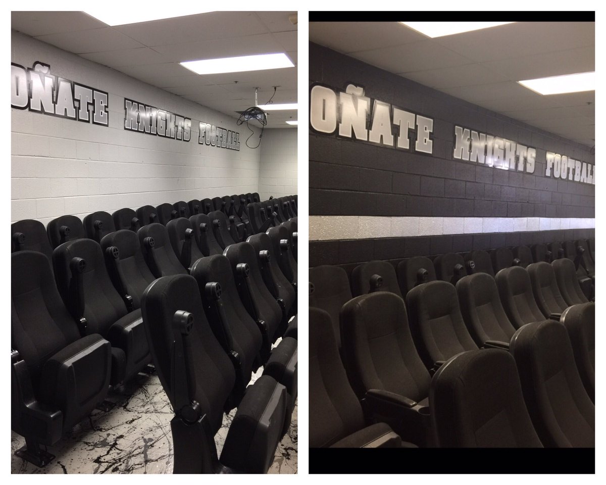 Coach_Veliz's tweet photo. The Oñate Football renovation project continues. Pride Of Ownership. Trying to take the Knights to all new levels in everything we do. https://t.co/VXUKGrhKrH