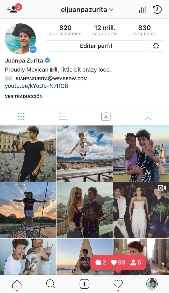 JuanpaZurita's tweet photo. 12 MELONES EN INSTA! WHAT, QUE LOCO LOCO LOCO. GRACIAS ZURICATAS. YA SOMOS HARTOS LOCOS. https://t.co/2g8BOoPrUa