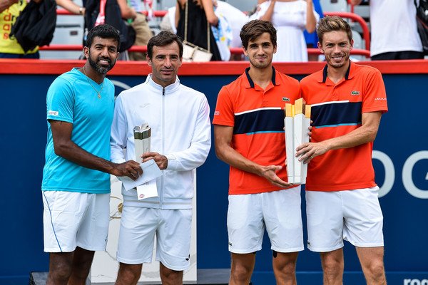 TennisUpdateINA's tweet image. #ATP #MontrealMasters #RogersCup: Pierre-Hugues Herbert/Nicolas Mahut kalahkan Bopanna/Dodig 64 36 10-6 utk rebut juara ganda. (Getty)