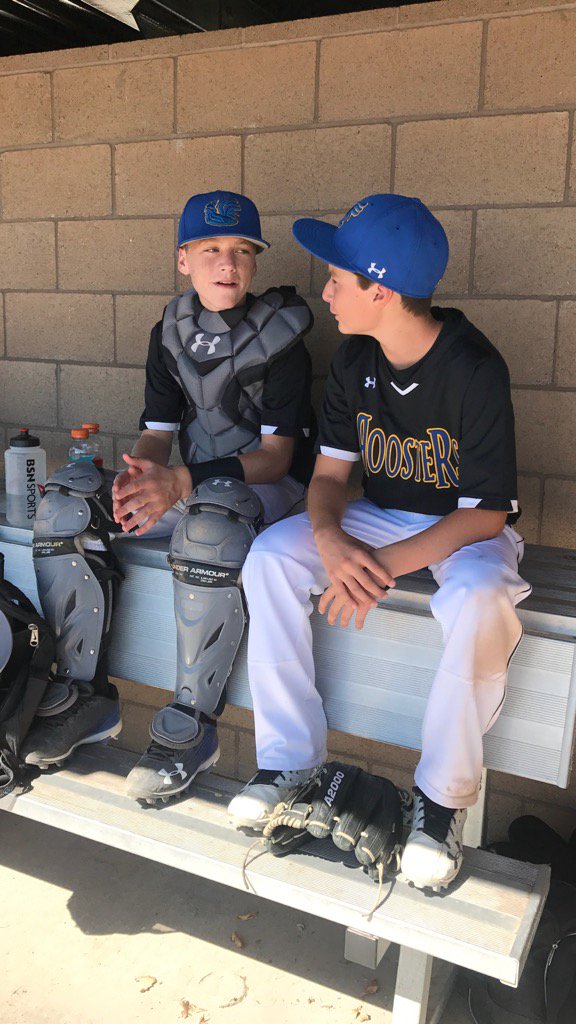 cal_ua's tweet photo. Good job today Cam and Jake Came up a bit short but you played hard Very proud of you #batterymates #pushthegame #UA https://t.co/7DPmIv1jrR